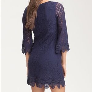 Laundry by Shelli Segal Shift Overlay dress